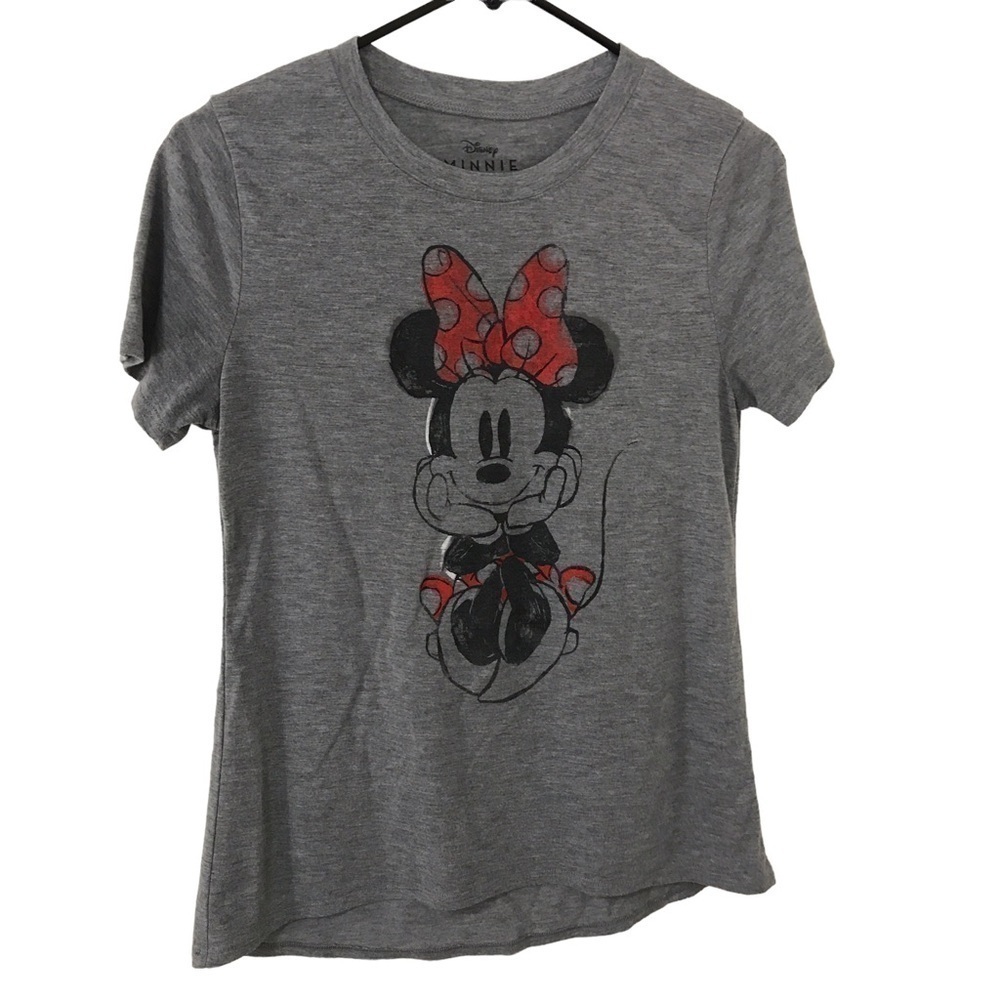 3/$15 Disney Minnie Mouse gray short sleeve t-shirt